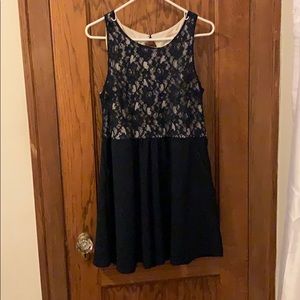 Juniors flower design dress